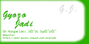 gyozo jadi business card